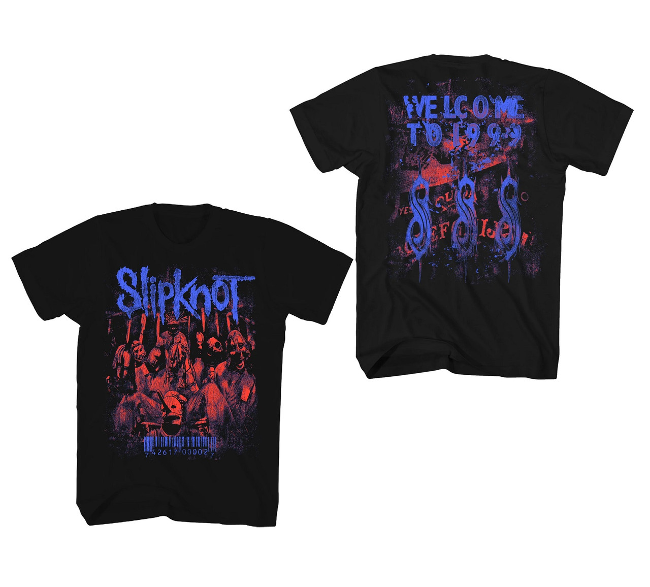 Slipknot Welcome To 1999 T-Shirt Black - Merch2rock Alternative