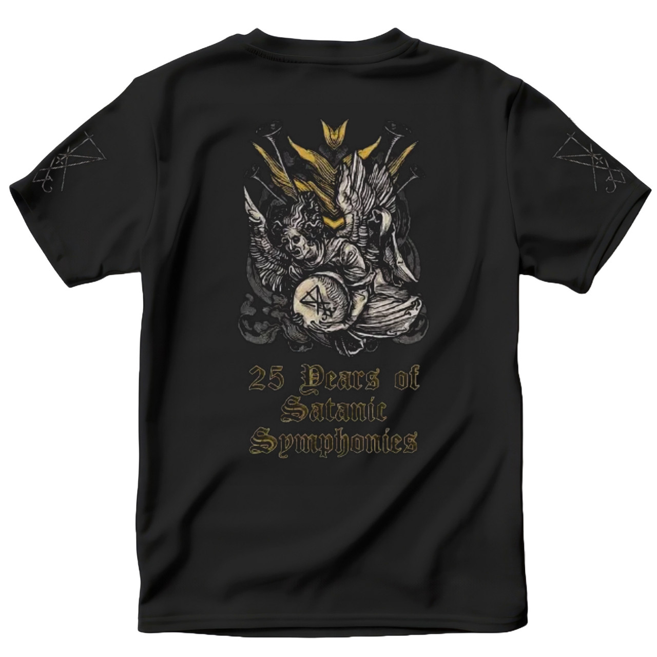 新品Dark Funeral 25 Years Of Satanic Dark Funeral 25 Years Of Satanic Symphonies T-Shirt Black