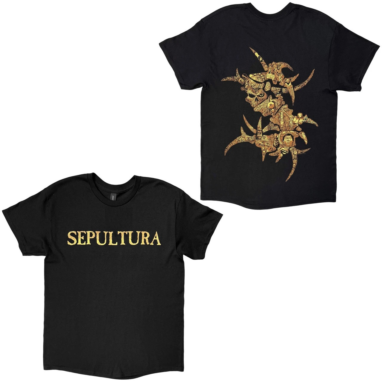 Sepultura Discography T-Shirt Black - Merch2rock Alternative Clothing