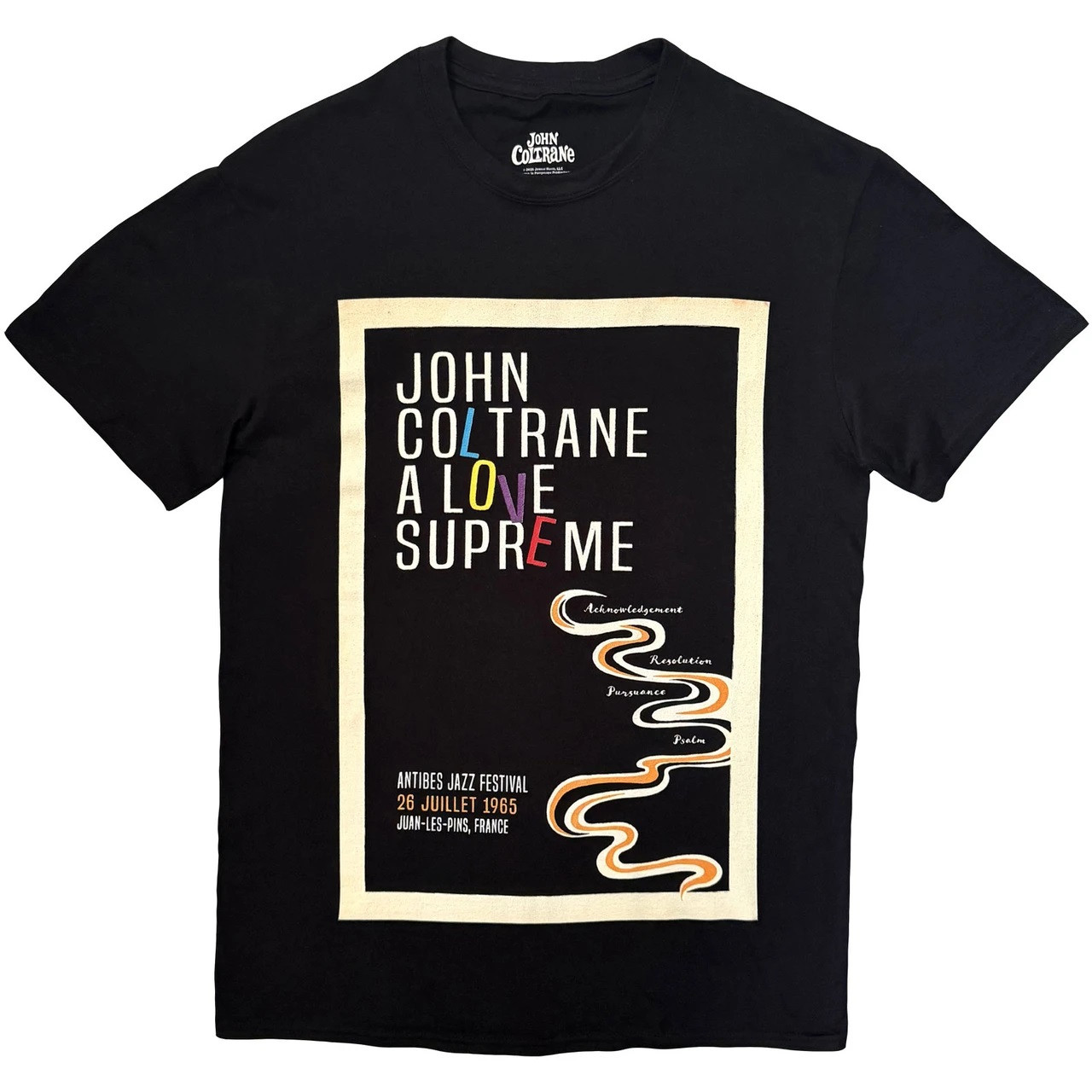 John Coltrane A Love Supreme T-Shirt Black - Merch2rock