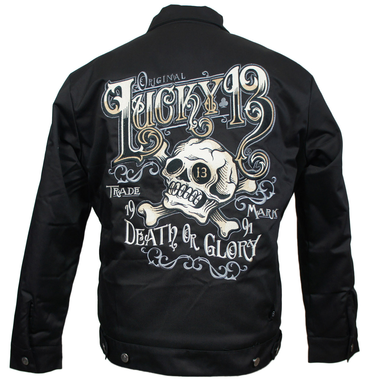 Lucky 13 Jacket - Ye Olde - Merch2rock Alternative Clothing