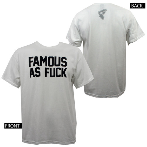 Famous Stars & Straps FAF Bold Logo T-Shirt White