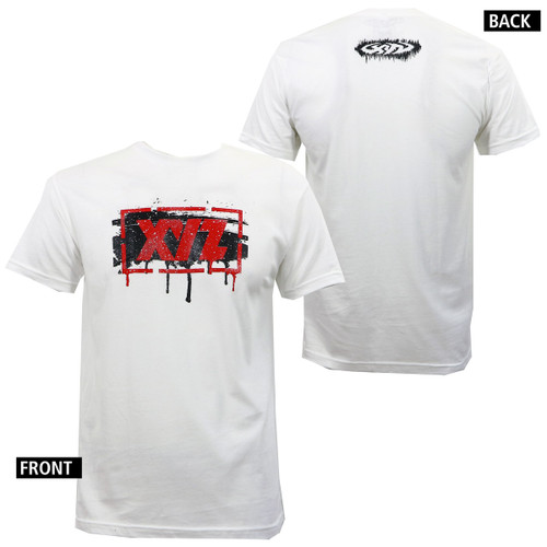 XYZ Clothing Stencil Logo White T-Shirt
