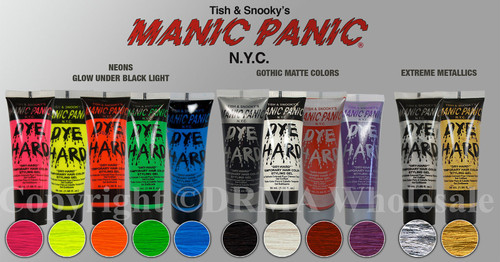 MANIC PANIC  Dye Hard Temporary Hair Color Styling Gel