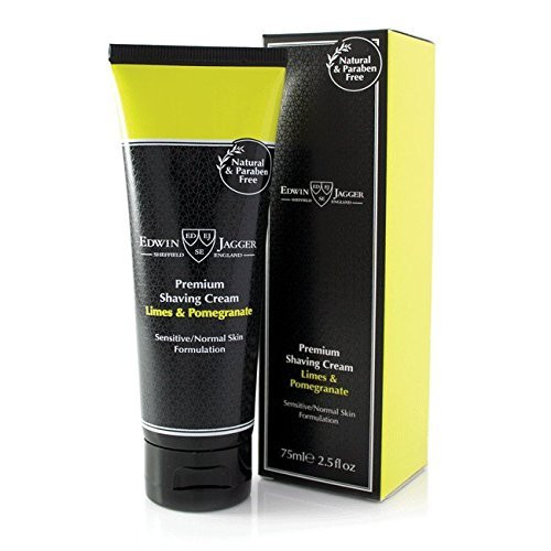 Edwin Jagger Limes & Pomegranate Natural Shaving Cream 75ml Tube