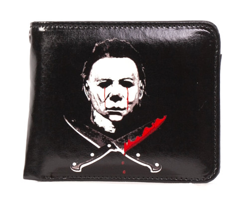 Halloween 2 Micheal Myers Cross Knives Bi-Fold Wallet