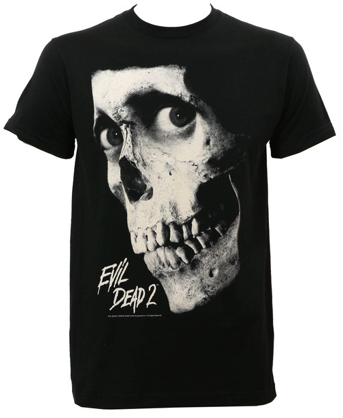 Evil Dead 2 Black and White Movie Poster T-Shirt