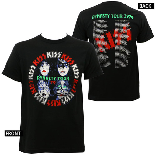 Kiss Dynasty Tour 1979 Slim-Fit T-Shirt