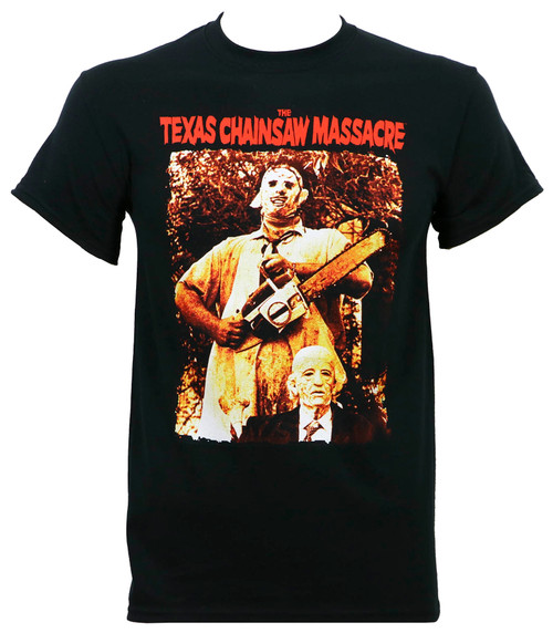 Texas Chainsaw Massacre Leatherface and Grandpa T-Shirt