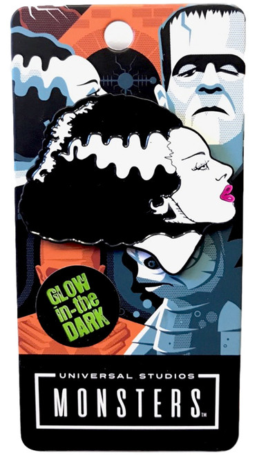 Universal Bride of Frankenstein Glow In The Dark Enamel Pin