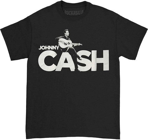 Johnny Cash Sitting On Cash Slim Fit T-Shirt