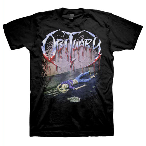 Obituary Slowly We Rot Album Cover T-Shirt