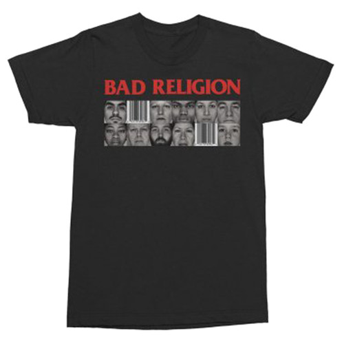 Bad Religion Gray Race Slim-Fit T-Shirt