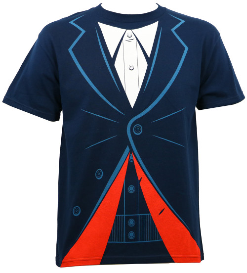 Doctor Who 12th Doctor Outfit T-Shirt Navy