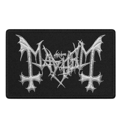 Mayhem Logo Embroidered Patch 4" x 2.5"