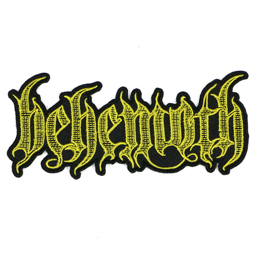 Behemoth Engraved Logo Patch 5" x 5.25"