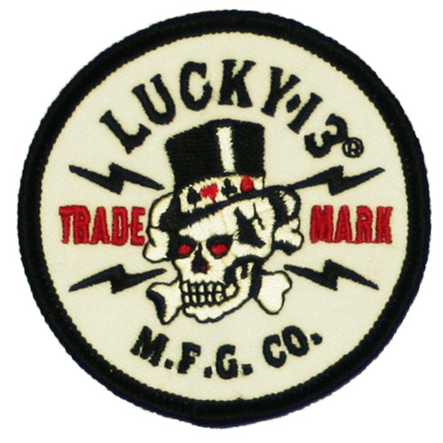 LUCKY 13 Old Topper Embroidered Sew On Or Glue On Patch