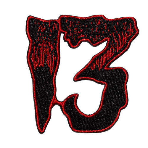 Kreepsville 666 Unlucky 13 Red Embroidered Patch