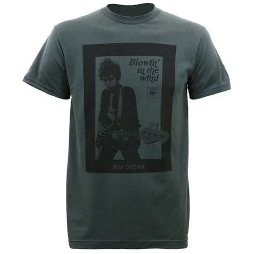 Bob Dylan Guitar Photo Slim-Fit T-Shirt Charcoal