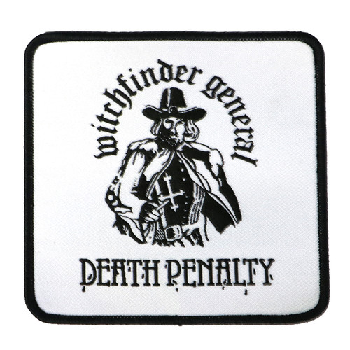 Witchfinder General Death Penalty Logo Embroidered Patch