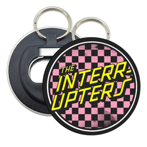 The Interrupters Checkered Bottle Opener Key Chain