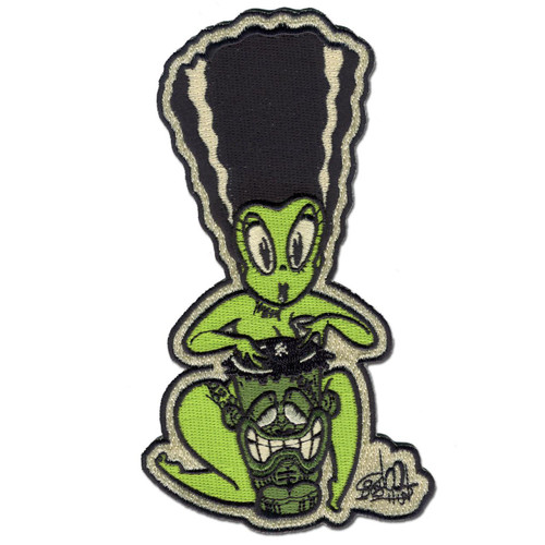 Retro A Go Go Shawn Dickinson Horrortique Embroidered Patch