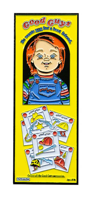 Childs Play 2 Good Guys Box Enamel Pin