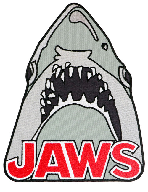 Universal Jaws Embroidered Iron On Back Patch