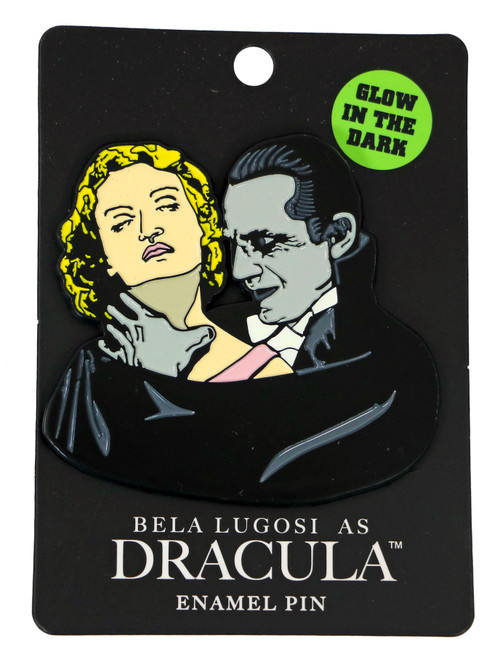 Bela Lugosi As Dracula Choke Glow In The Dark Enamel Pin