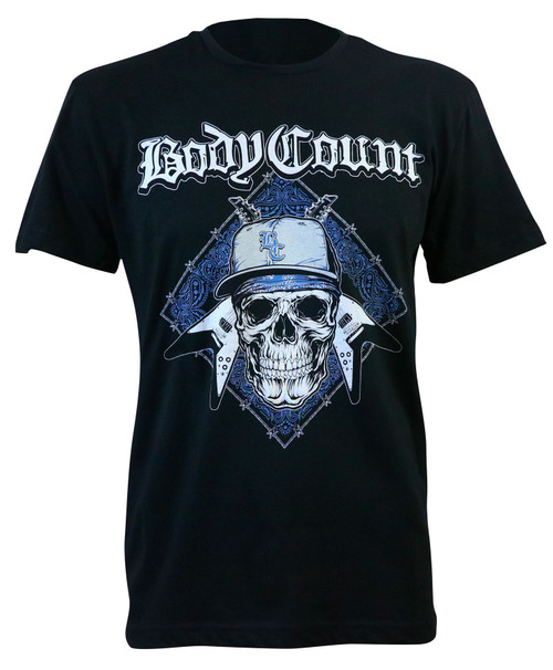 Body Count Men's Attack Slim-Fit Black T-Shirt