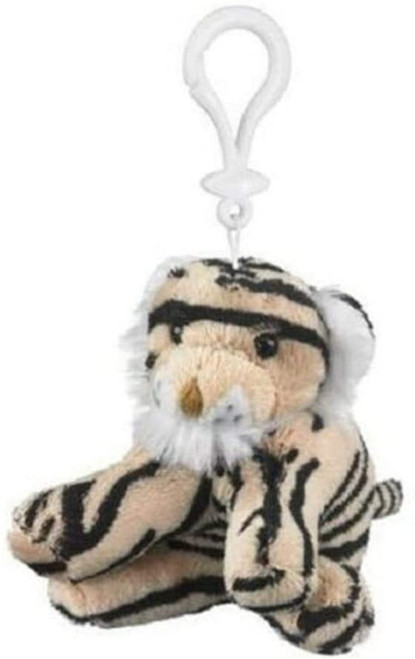 Wildlife Artists Tiger Stuffed Animal Backpack Clip Toy Keychain 4"