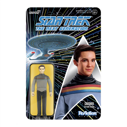 Super7 Star Trek: The Next Generation Wesley Crusher ReAction Figure 3.75"