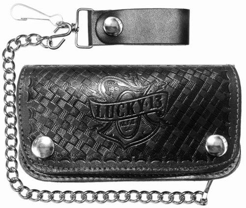 Lucky 13 Old Speed Genuine Embossed Leather 6