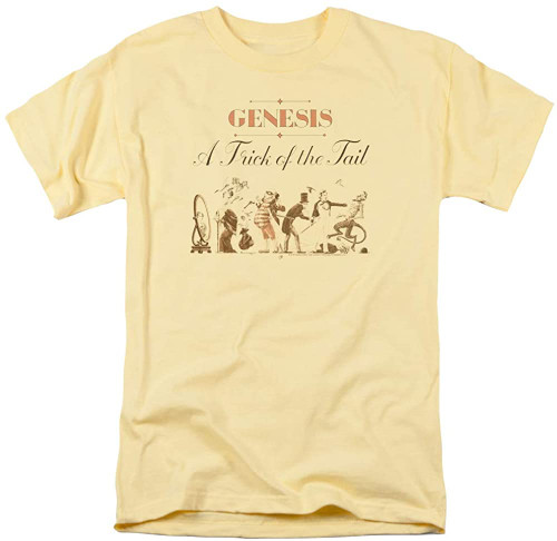 Genesis Men's A Trick of the Tail T-Shirt Yellow