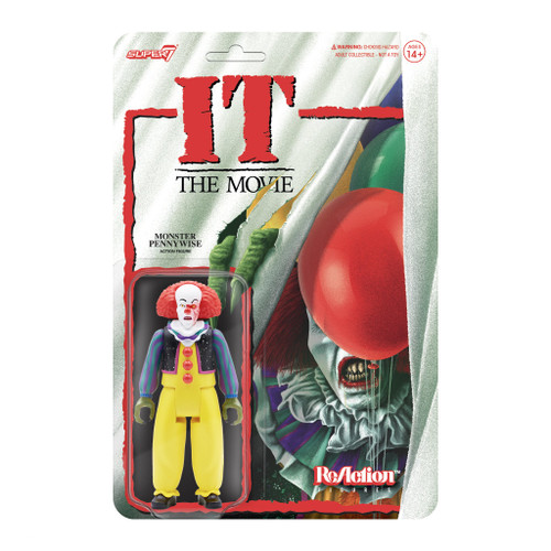 Super7 IT ReAction Pennywise Monster Figure 3.75"