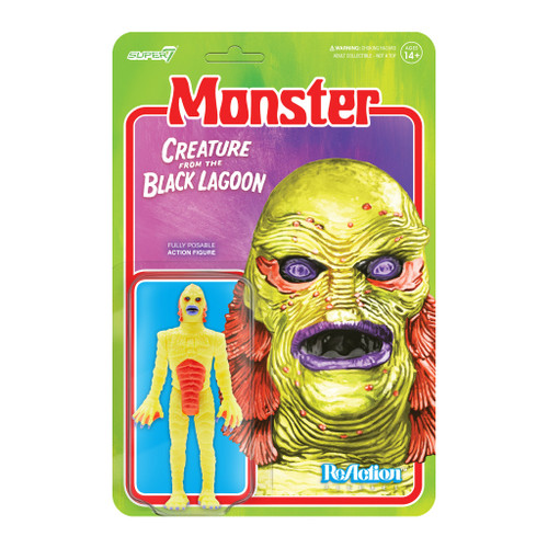 Super7 Universal Monsters Creature from the Black Lagoon Costume Colors ReAction Figure 3.75"
