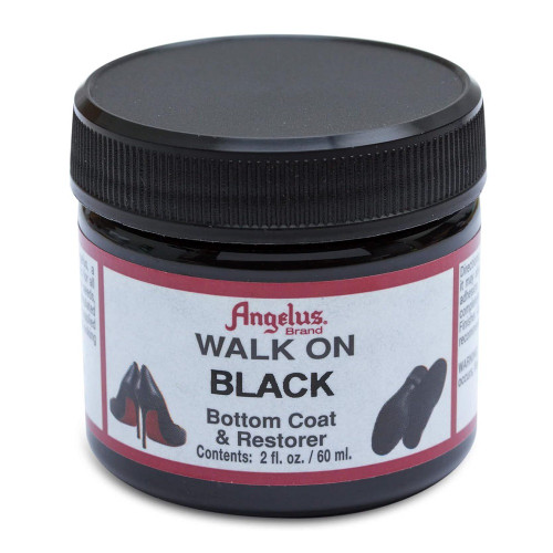 Angelus Walk-On Black Bottom Coat Sole Refinisher 2oz