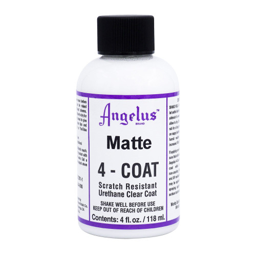 Angelus 4-Coat Scratch Resistant Urethane Clear Coat Matte 4oz