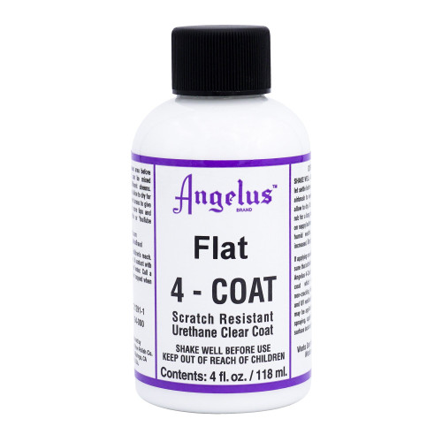 Angelus 4-Coat Scratch Resistant Urethane Clear Coat Flat 4oz