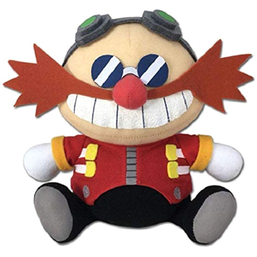 Great Eastern Entertainment Sonic The Hedgehog Dr. Eggman Sitting Plush 7"