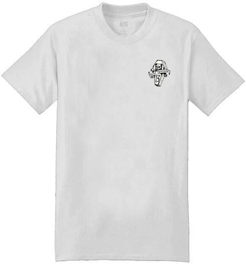 Lucky 13 Men's Coffin Rider T-Shirt White