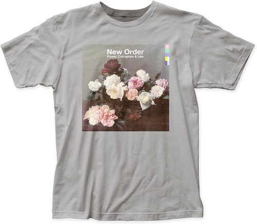 New Order Power, Corruption & Lies Slim-Fit T-Shirt Gray