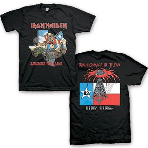 Iron Maiden Remember The Alamo T-Shirt Black