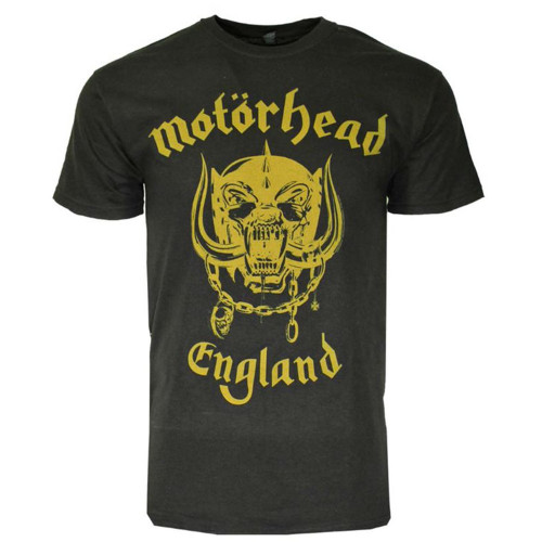 Motorhead Gold England Logo T-Shirt