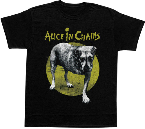 Alice In Chains Dog T-Shirt Black