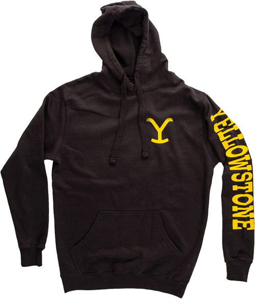 YELLOWSTONE Dutton Ranch Sleeve Logo Pullover Hoodie