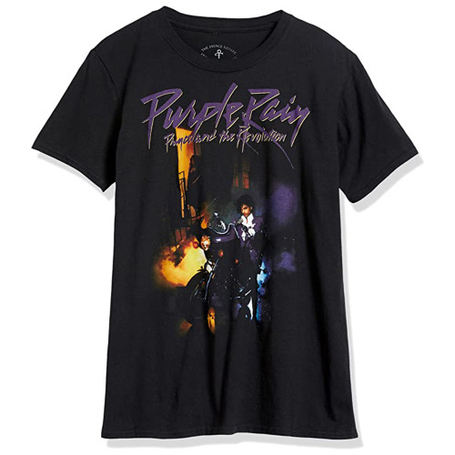 Prince Purple Rain T-Shirt Black