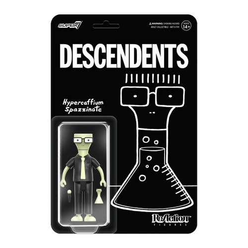 Super7 Descendents Milo Hypercaffium Spazzinate Reaction Figure 3.75"