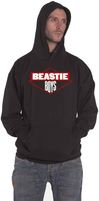 Beastie Boys Men's Diamond Logo Pullover Hoodie Black