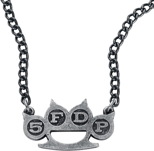 Five Finger Death Punch Knuckle Duster Pendant Necklace